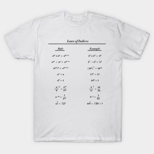 Formula Of Indices T-Shirt